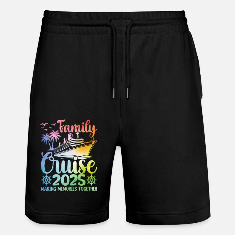 Croisière en famille 2025 - Short de jogging bio TRAINER Stanley/Stella unisexe - noir