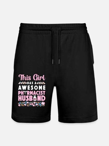 Pharmacy Tech Technician - Stanley/Stella Trainer Unisex Organic Jogging Shorts - black
