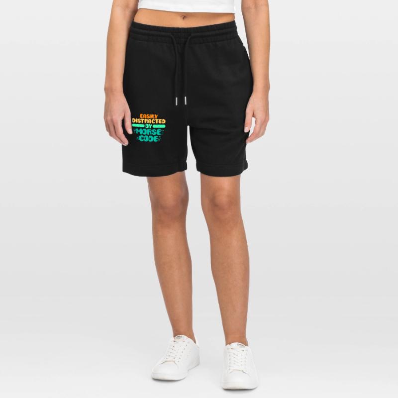 Le code Morse facilement distrait par le code Morse Short de jogging bio TRAINER Stanley/Stella unisexe