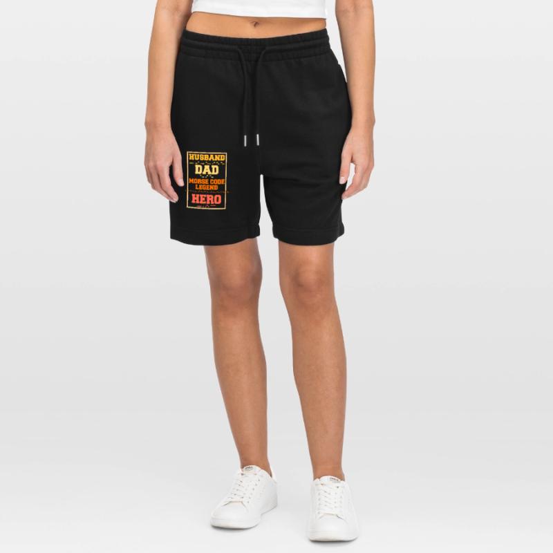 Morsecode Mari Papa Morse Code Légende Short de jogging bio TRAINER Stanley/Stella unisexe