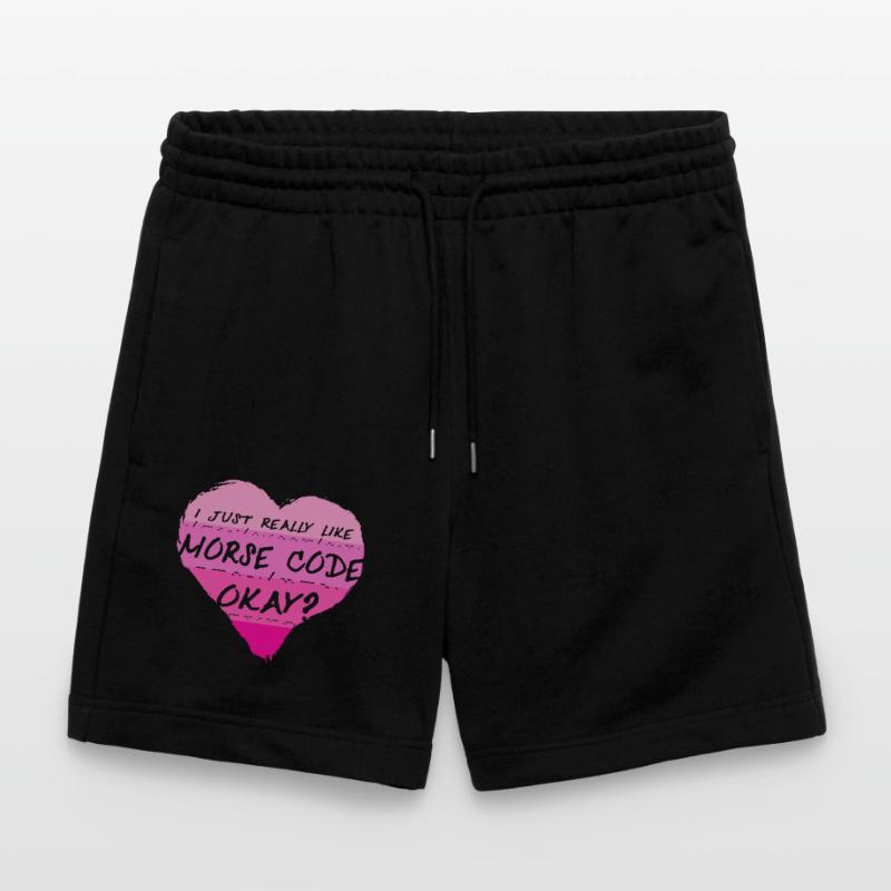 Morsecode J’aime vraiment le code Morse, d’accord ? Short de jogging bio TRAINER Stanley/Stella unisexe