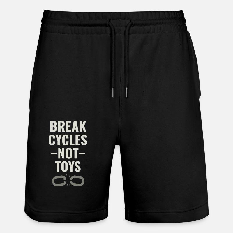 Emotionally Available Father Sanfter - Stanley/Stella Trainer Unisex Organic Jogging Shorts - black