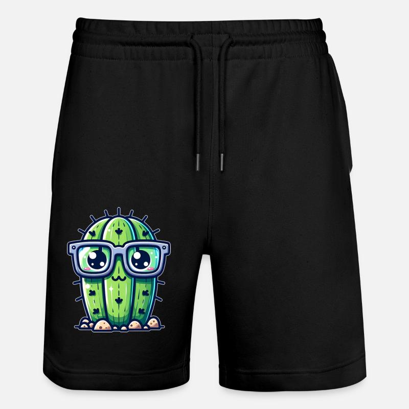 Cactus à lunettes - Short de jogging bio TRAINER Stanley/Stella unisexe - noir