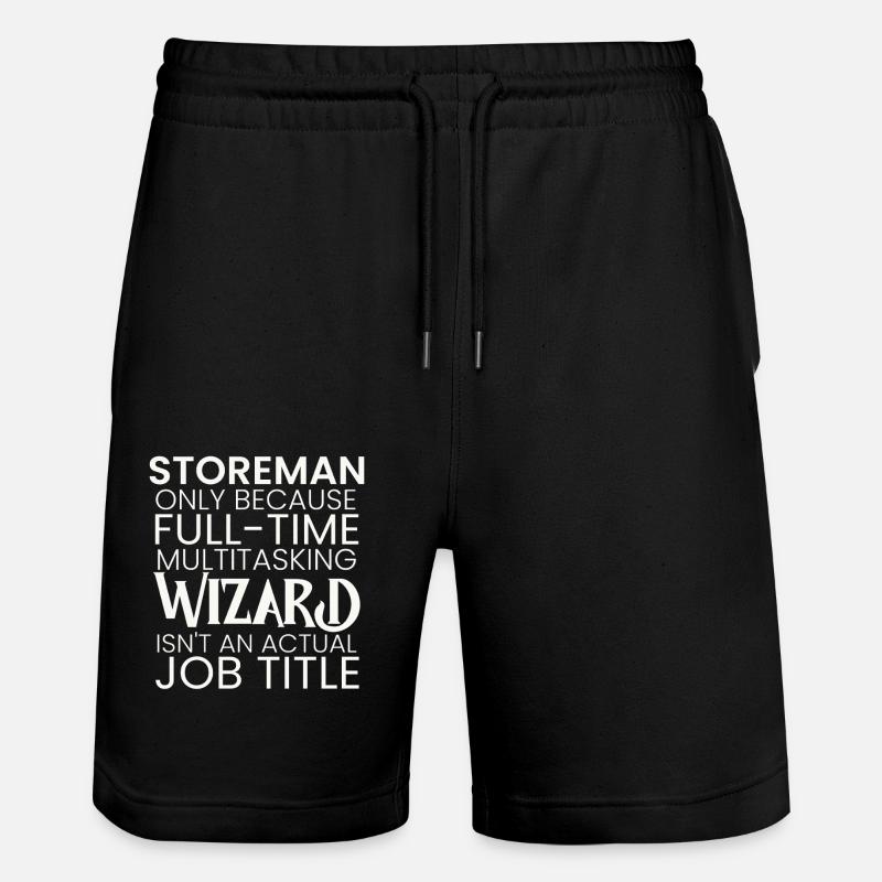 Assistant multitâche Storeman - Short de jogging bio TRAINER Stanley/Stella unisexe - noir