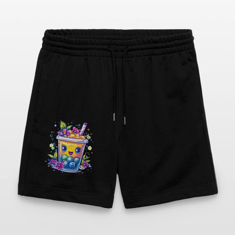 Fruity Bubble Tea Stanley/Stella Trainer Unisex Organic Jogging Shorts