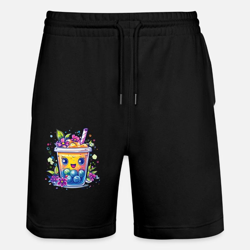 Thé à bulles fruité - Short de jogging bio TRAINER Stanley/Stella unisexe - noir