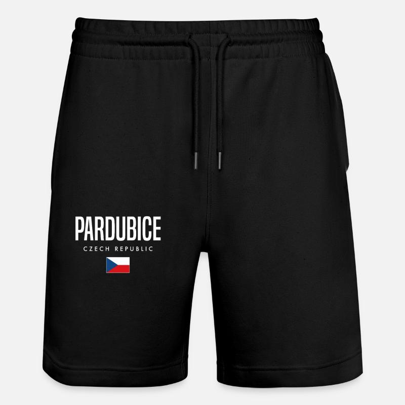 Pardubice Tschechien - Stanley/Stella Unisex Bio Joggingshorts Trainer  - Schwarz