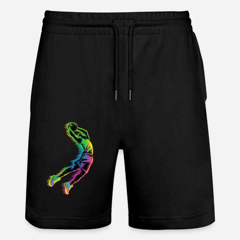 Basketball-dunk - Stanley/Stella Unisex Bio Joggingshorts Trainer  - Schwarz
