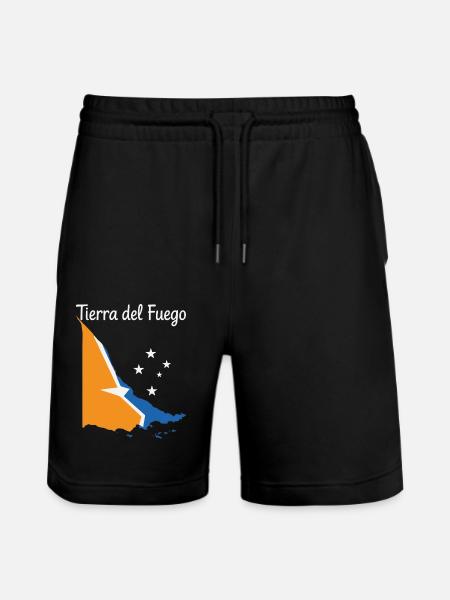 Feuerland - Stanley/Stella Unisex Bio Joggingshorts Trainer  - Schwarz