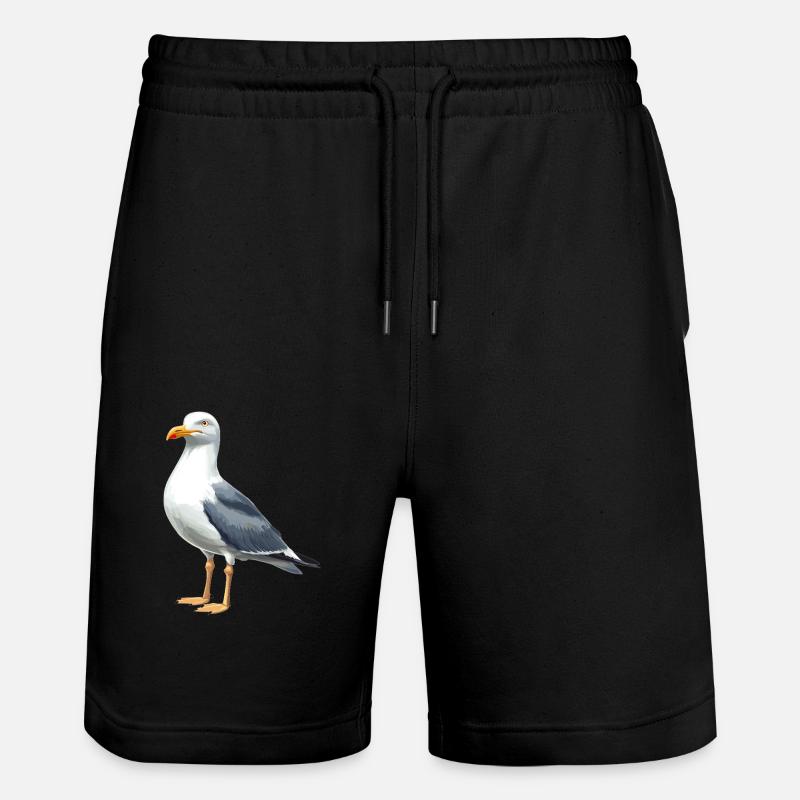 Mouettes Mouette - Short de jogging bio TRAINER Stanley/Stella unisexe - noir