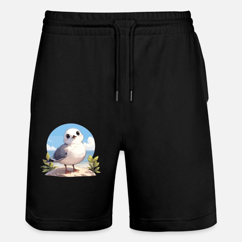 Mouettes Mouette - Short de jogging bio TRAINER Stanley/Stella unisexe - noir