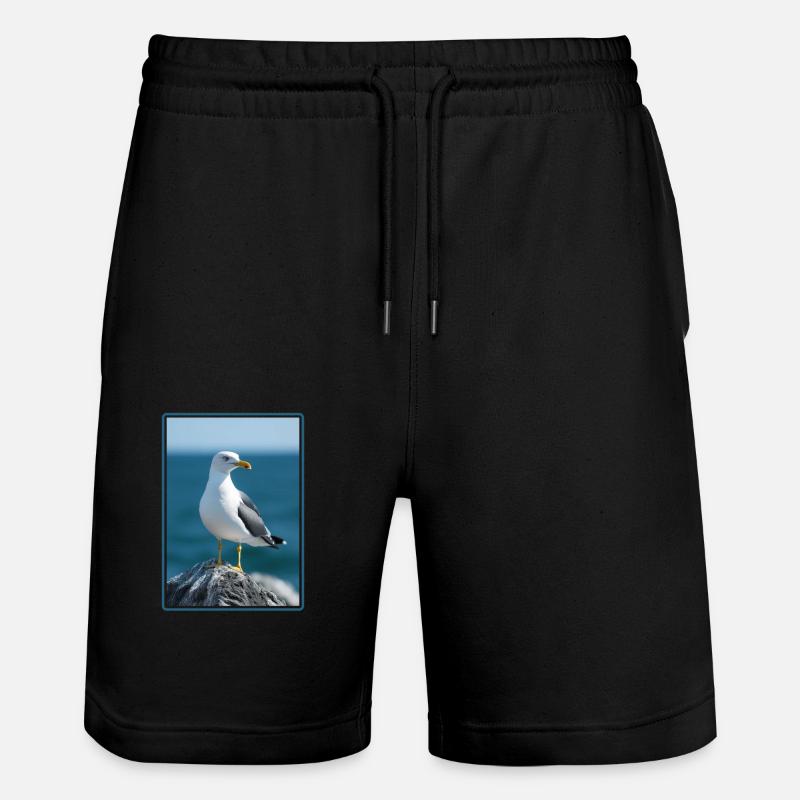 Mouettes Mouette - Short de jogging bio TRAINER Stanley/Stella unisexe - noir