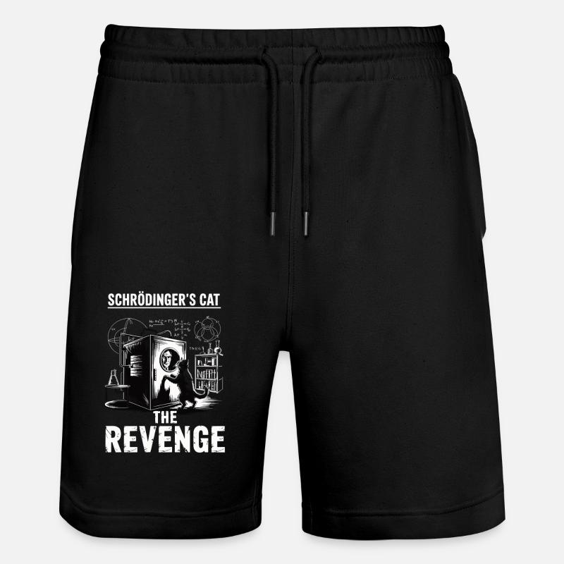 Le chat de Schroedinger Revenge - Short de jogging bio TRAINER Stanley/Stella unisexe - noir