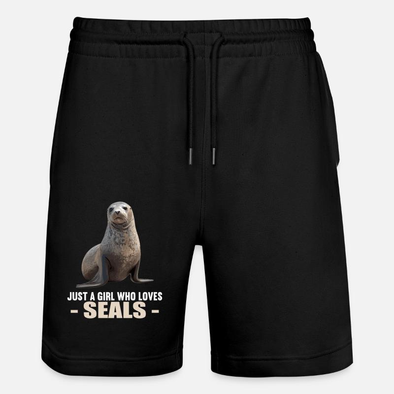 Joints, Phoque - Short de jogging bio TRAINER Stanley/Stella unisexe - noir