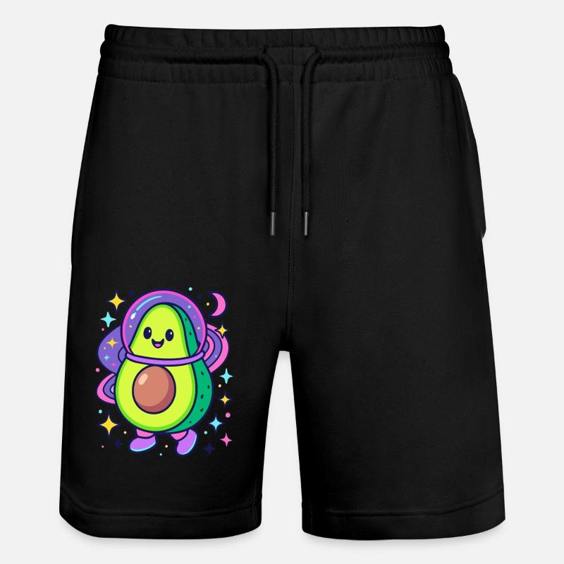 Avocat astronaute dans l’espace - Short de jogging bio TRAINER Stanley/Stella unisexe - noir