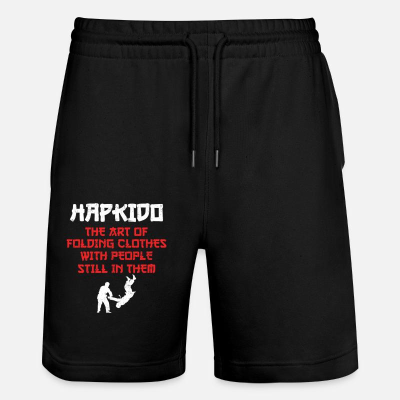 Hapkido Kampfkunst - Stanley/Stella Unisex Bio Joggingshorts Trainer  - Schwarz