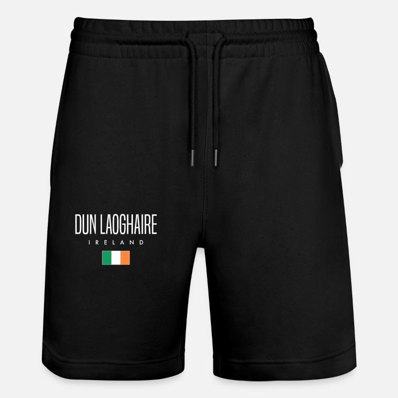 Dun Laoghaire, Irlande - Short de jogging bio TRAINER Stanley/Stella unisexe - noir