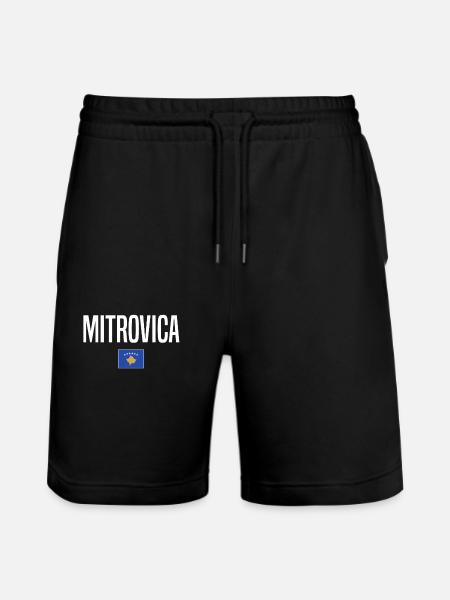 Mitrovica Kosovo - Stanley/Stella Trainer Unisex Organic Jogging Shorts - black