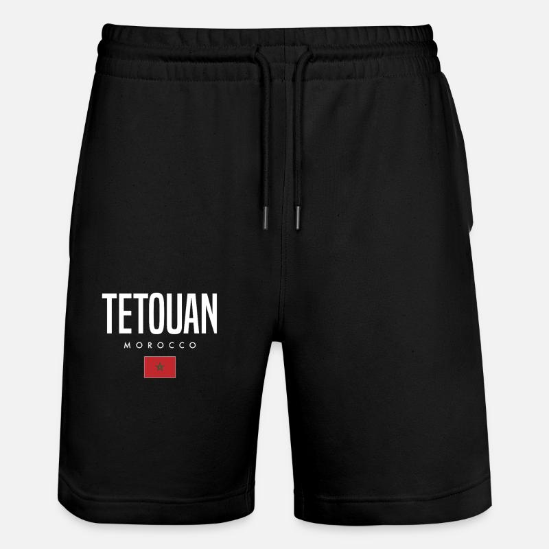 Tétouan, Maroc - Short de jogging bio TRAINER Stanley/Stella unisexe - noir
