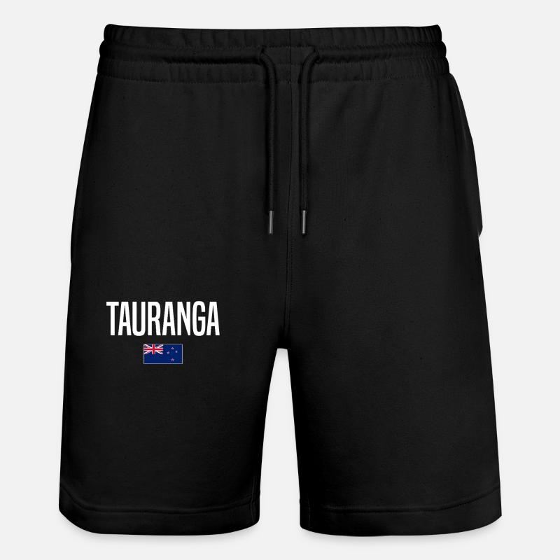 Tauranga, Nouvelle-Zélande - Short de jogging bio TRAINER Stanley/Stella unisexe - noir