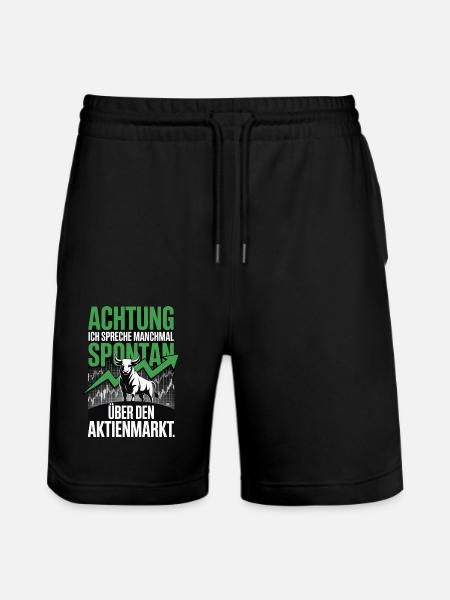 Actions Pension Dividende Bourse - Short de jogging bio TRAINER Stanley/Stella unisexe - noir