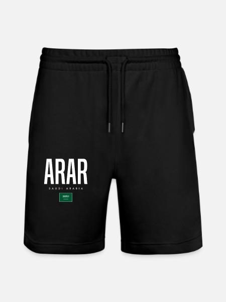 Arar Saudi Arabia - Stanley/Stella Trainer Unisex Organic Jogging Shorts - black