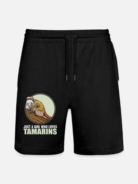 Tamarine Tamarin - Stanley/Stella Trainer Unisex Organic Jogging Shorts - black