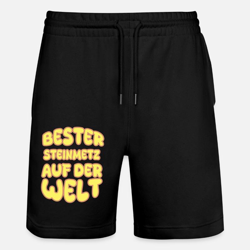Stonemason as a vocation - Stanley/Stella Trainer Unisex Organic Jogging Shorts - black