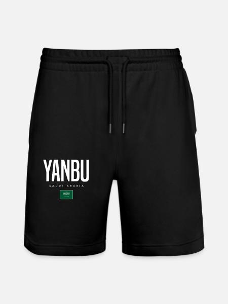Yanbu Saudi Arabia - Stanley/Stella Trainer Unisex Organic Jogging Shorts - black