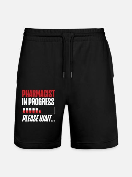 Pharmacy Tech Technician - Stanley/Stella Trainer Unisex Organic Jogging Shorts - black