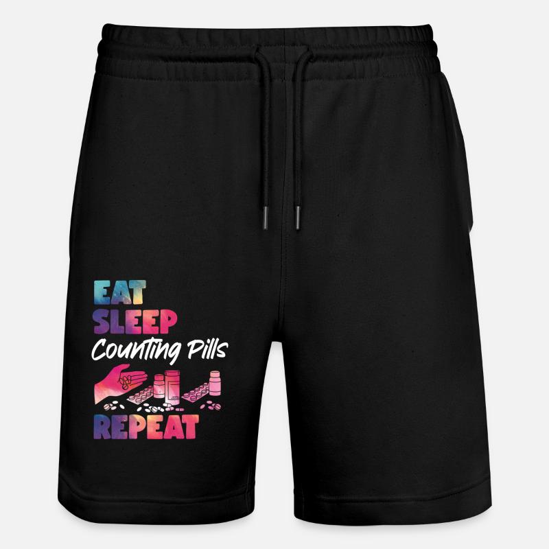 Technicien en pharmacie - Short de jogging bio TRAINER Stanley/Stella unisexe - noir