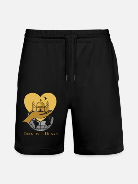 Deen about Dunya 1 - Stanley/Stella Trainer Unisex Organic Jogging Shorts - black