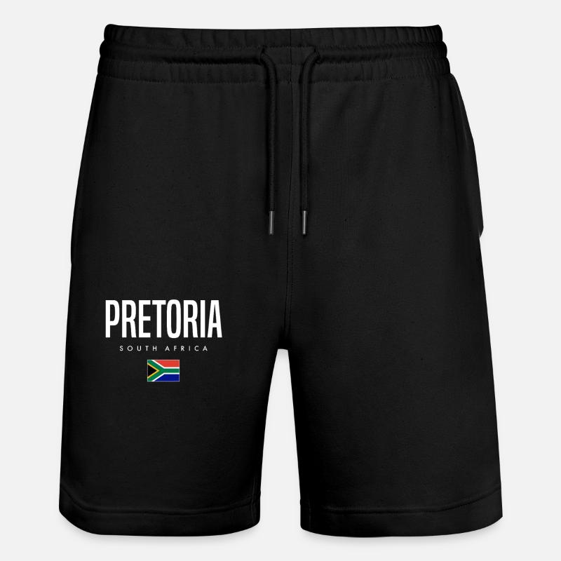 Pretoria, Afrique du Sud - Short de jogging bio TRAINER Stanley/Stella unisexe - noir
