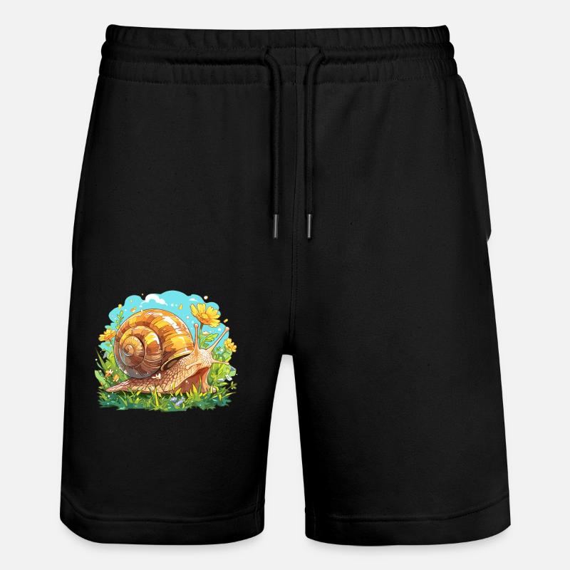 Escargots Escargot - Short de jogging bio TRAINER Stanley/Stella unisexe - noir