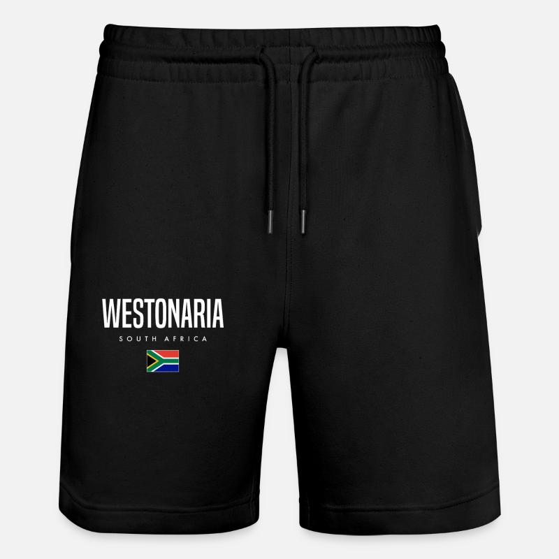 Westonaria, Afrique du Sud - Short de jogging bio TRAINER Stanley/Stella unisexe - noir
