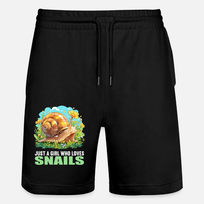 Escargots Escargot - Short de jogging bio TRAINER Stanley/Stella unisexe - noir