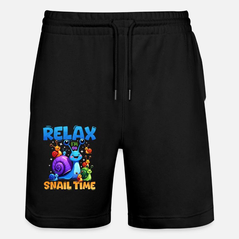 Escargot - Short de jogging bio TRAINER Stanley/Stella unisexe - noir