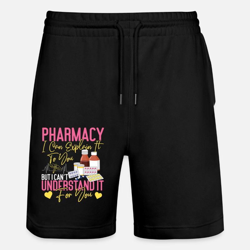 Technicien en pharmacie - Short de jogging bio TRAINER Stanley/Stella unisexe - noir