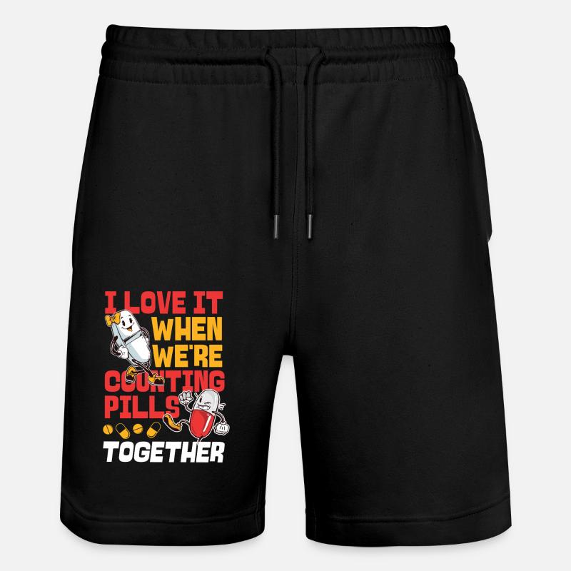 Technicien en pharmacie - Short de jogging bio TRAINER Stanley/Stella unisexe - noir