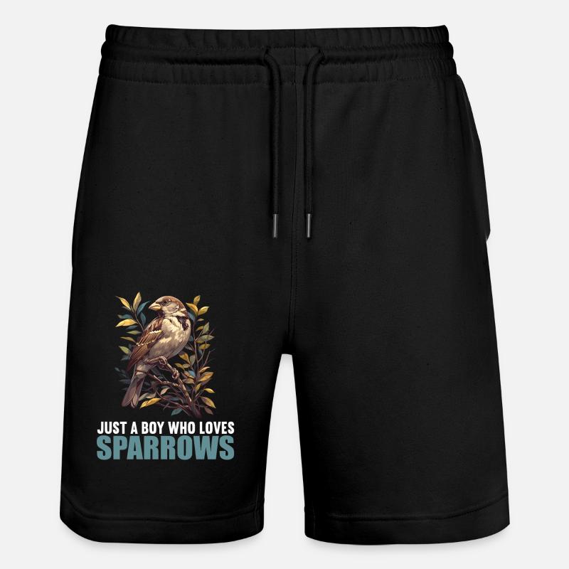 Moineaux Moineau - Short de jogging bio TRAINER Stanley/Stella unisexe - noir
