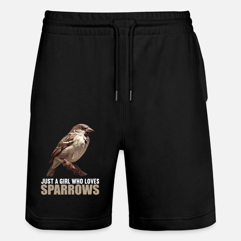 Moineaux Moineau - Short de jogging bio TRAINER Stanley/Stella unisexe - noir