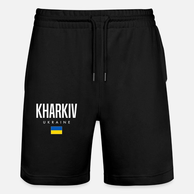 Kharkiv, Ukraine - Short de jogging bio TRAINER Stanley/Stella unisexe - noir