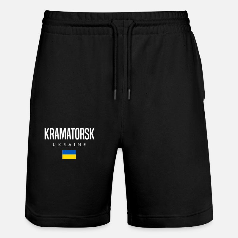 Kramatorsk, Ukraine - Short de jogging bio TRAINER Stanley/Stella unisexe - noir