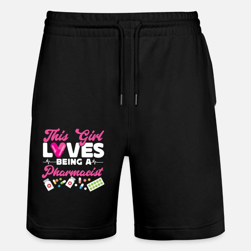 Pharmacy Tech Technician - Stanley/Stella Unisex Bio Joggingshorts Trainer  - Schwarz