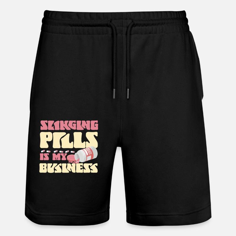 Pharmacy Tech Technician - Stanley/Stella Unisex Bio Joggingshorts Trainer  - Schwarz