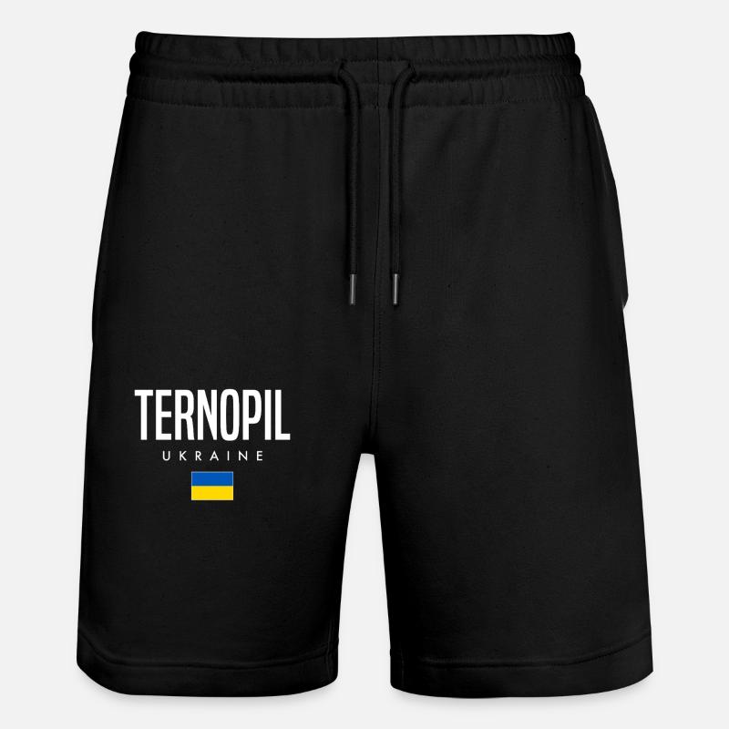 Ternopil, Ukraine - Short de jogging bio TRAINER Stanley/Stella unisexe - noir
