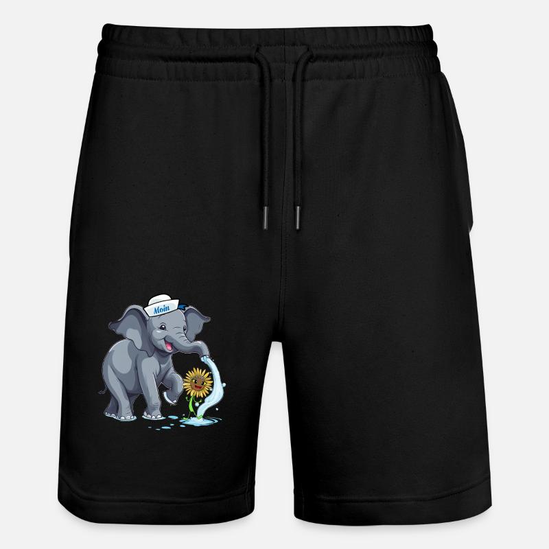 Éléphant Eléphant Maritime - Short de jogging bio TRAINER Stanley/Stella unisexe - noir