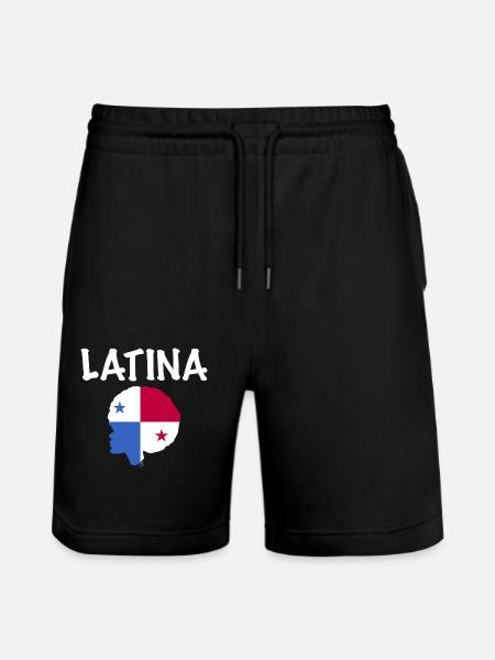 Afro Latina - Stanley/Stella Trainer Unisex Organic Jogging Shorts - black
