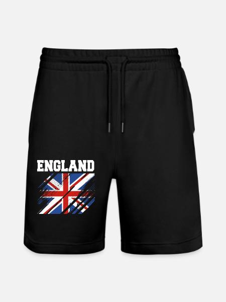 Angleterre Anglais - Short de jogging bio TRAINER Stanley/Stella unisexe - noir