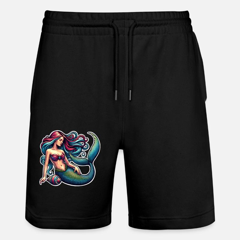 Sirène - Short de jogging bio TRAINER Stanley/Stella unisexe - noir